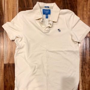 Abercrombie & Fitch Men’s Polo | Cream color